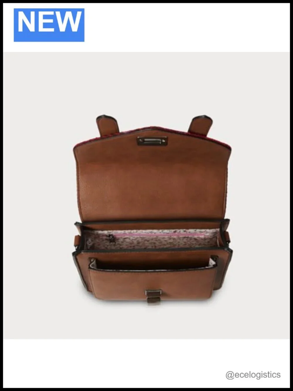 Genuine Harris Tweed Satchel with Adjustable Crossbody Strap, Structured Shape